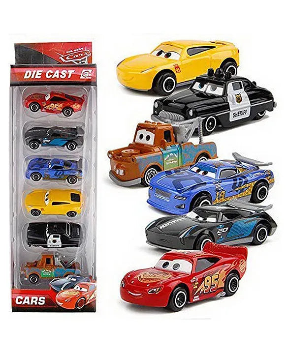 Hot Wheels "Cars" – 6 piece Set (1:64)