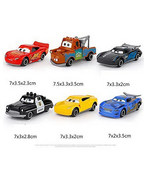 Hot Wheels "Cars" – 6 piece Set (1:64)